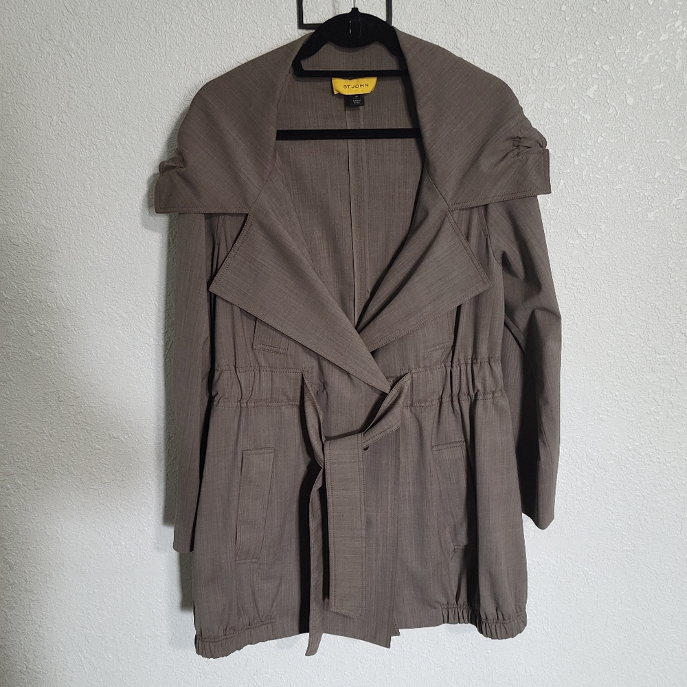 ST JOHN trench coat